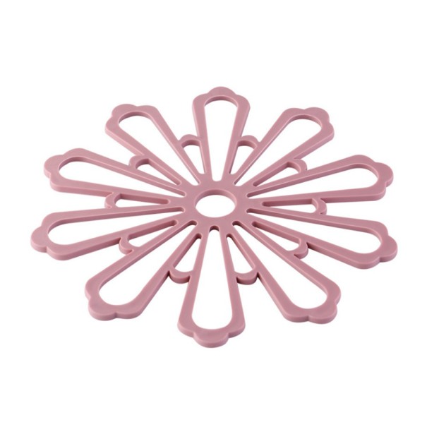 Rubber Star-Shaped Coaster old rose