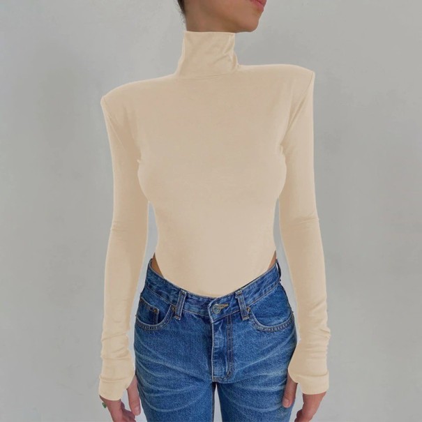Rückenfreie Body für Damen B703 fleischfarben S