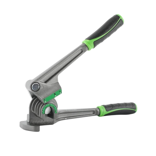 Ruční ohýbačka trubek 3v1 6/8/10 mm pákové kleště ST-N368-180° kov plast zeleno černá pro měděné mosazné hliníkové trubky 1