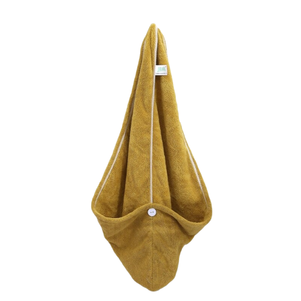 Ručník na vlasy P3636 hořčicová