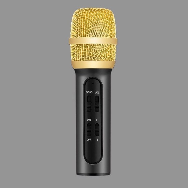 Ručný mikrofón s príslušenstvom čierna