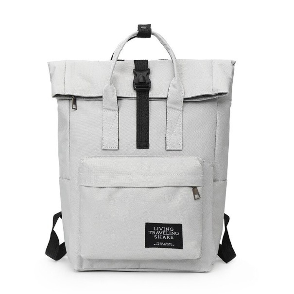 Rucsac de dama cu USB E811 alb