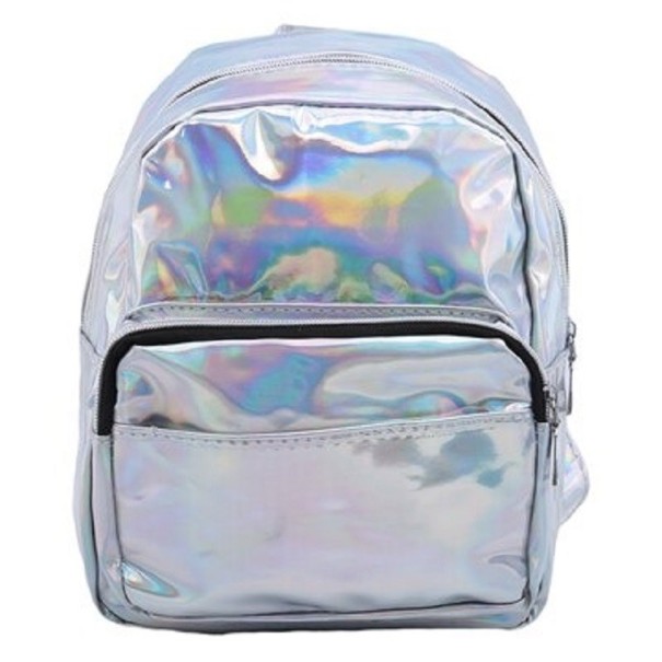 Rucsac holografic pentru femei E737 argint