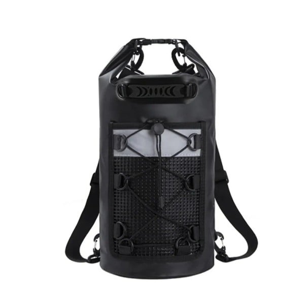 Rucsac impermeabil din PVC 30L 61x43x28 cm, geantă uscată pentru înot, pentru bărbați și femei, umăr, rafting, caiac, surfing, plimbări negru