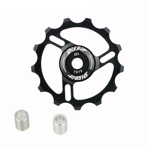 Rueda de cambio 13T para bicicleta de aleación de aluminio con rodamiento cerámico para cambio trasero MTB y de carretera 1