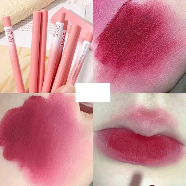 Ruj mat în creion Creion de buze contur contur mat Ruj rezistent la apă 7