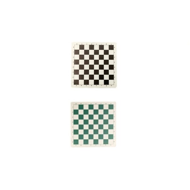 Rullande schackbräde i läder 34 x 34 cm Bärbar mjuk turneringsmatta Lätt träningsschackbräde för nybörjare och barn