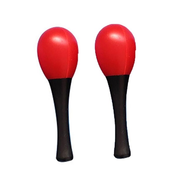 Rumbaball aus Holz 2 Stk rot