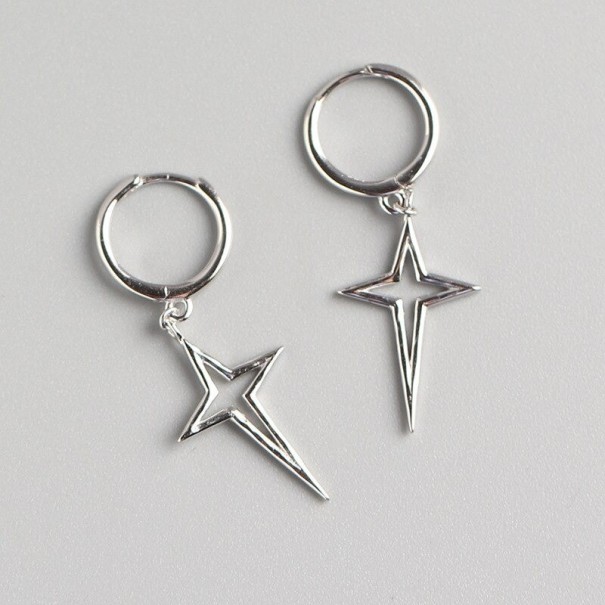 Runde Damenohrringe mit Anhänger G237 13