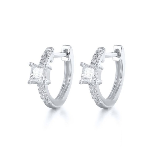 Runde Damenohrringe mit Zirkonen G312 6 Runde Damenohrringe mit Zirkonen G312 6