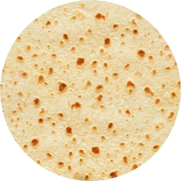 Runde Flaneldecke Tortilla 180 cm Hellbeige Mexikanische Tortilla Taco Extra große Wärmedecke für Bett Couch Familienentspannung 1