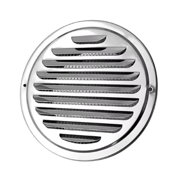 Runde Lüftungsgrille 200 mm 198x235x65 mm Edelstahl 201 Für den Außen- und Innenbereich Insektenschutz Luftabfuhr und -zirkulation