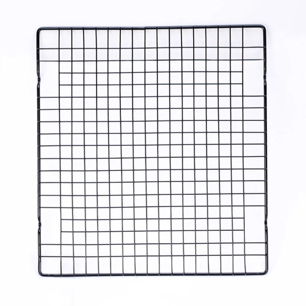 Ruostumattomasta teräksestä valmistettu jäähdytysritilä 27,8 x 25,5 cm Tippajäähdytysritilä tarttumattomalla pinnoitteella paistamiseen, grillaamiseen ja kuivaamiseen 1