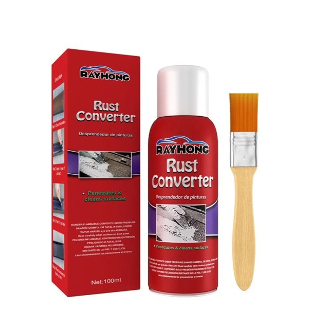 Rust Removal Paste for Car Chassis 100 ml + Brush Strong Rust Paste Chassis Decontamination Anti-Corrosion Protection 1