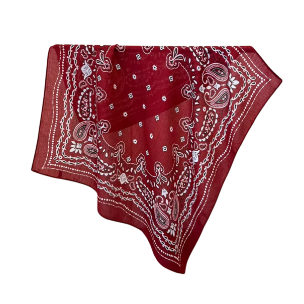 Rustic 70 x 70 cm Square Scarf for Women Soft Paisley Neck Scarf Elegant Versatile Shawl Decoration Four Seasons red