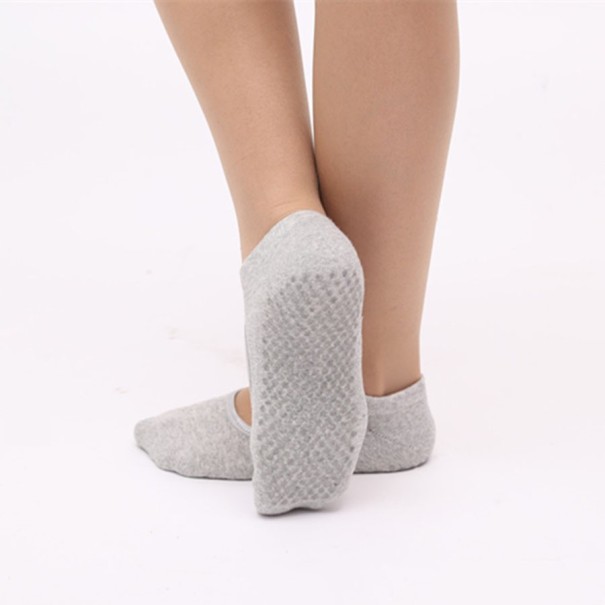 Rutschfeste Damen-Tanzsocken grau