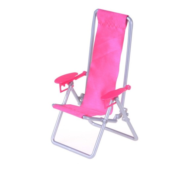 Ružová stolička pre bábiku 1