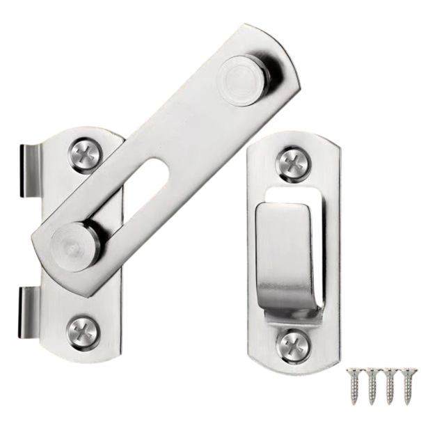 RVS petlice 7 x 4,9 x 0,7 cm Deur veiligheidsvergrendeling van roestvrij staal voor kastdeuren meubilair 1