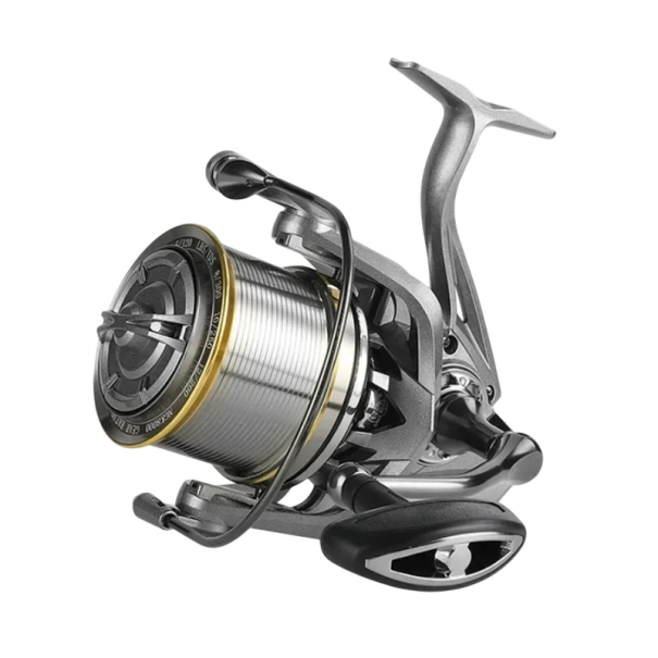Rybářský naviják 9000 s převodem 4,8:1 a 17+1 ložisky Velkokapacitní cívka o průměru 78 mm Šedo-černý spinningový naviják na dlouhý hod 1