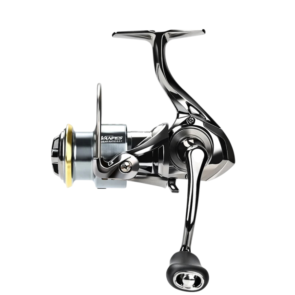 Rybářský naviják C2000 s převodem 5,0:1 Brzdná síla 8 kg Cívka 42 mm a přední brzda 98 x 98 mm Stříbrný spinningový naviják na přívlač 1