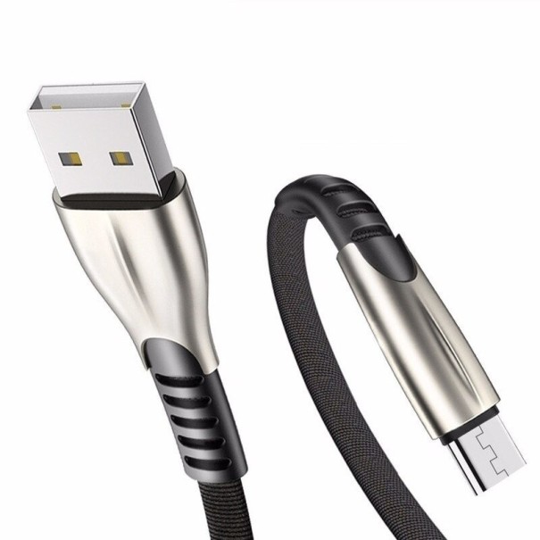 Rýchlonabíjací kábel USB na USB-C K686 čierna 1 m