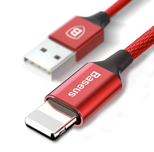 Rychlonabíjecí kabel pro iPhone J2721 červená 1,8 m