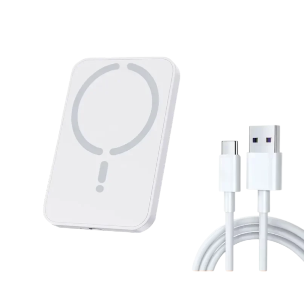 Rychlonabíjecí magnetická bezdrátová nabíječka do auta s držákem na telefon USB A a USB C 100W rychlé nabíjení Indikátor silný magnet nabíjecí kabel