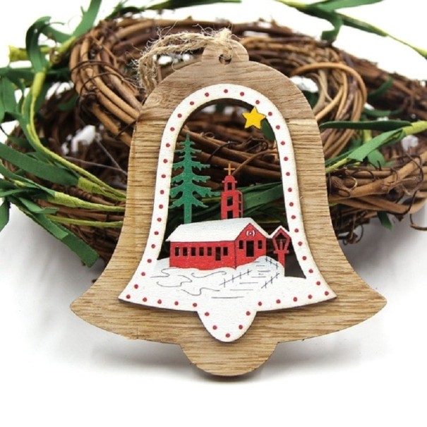 Rzeźbiony ornament świąteczny 9