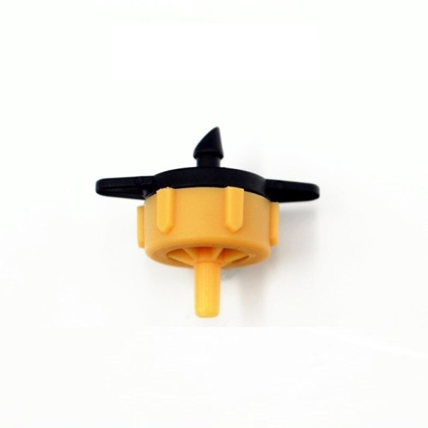 Säädettävä päätypiippu keltainen 100 kpl