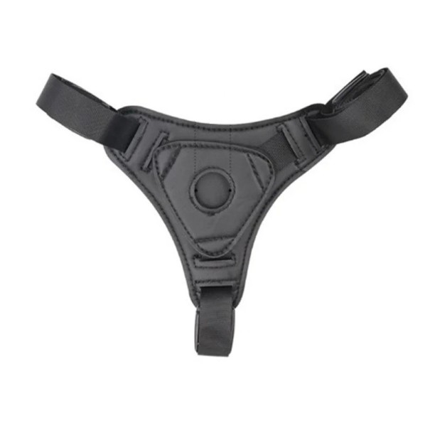 Säädettävät strap-on-valjaat, joissa on 23 mm:n reikä dildon kiinnittämistä varten. Laadukkaat keinonahkaiset hihnat, tukeva istuvuus, huomaamaton pakkaus. 1
