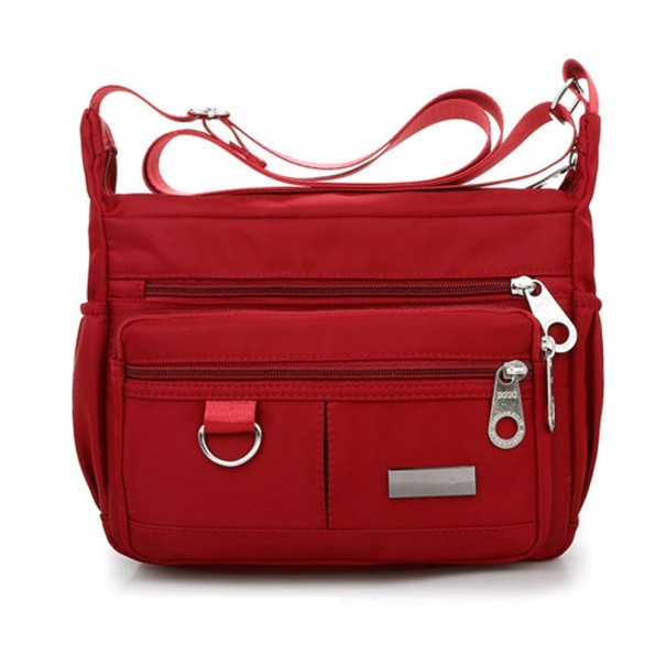 Sac à bandoulière pour femmes M1482 bordeaux