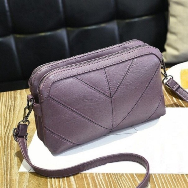 Sac à bandoulière pour femmes M835 violet clair
