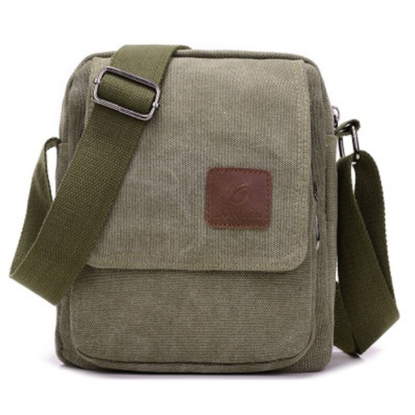 Sac à bandoulière pour homme T358 vert armée