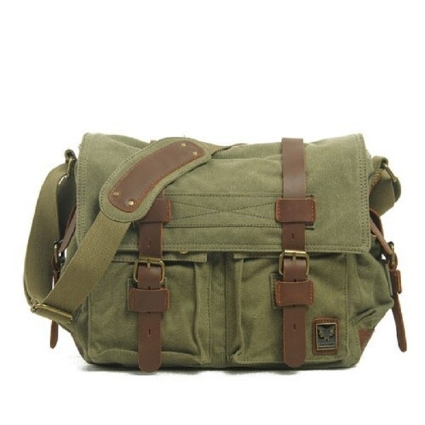Sac à bandoulière pour homme T387 Olive