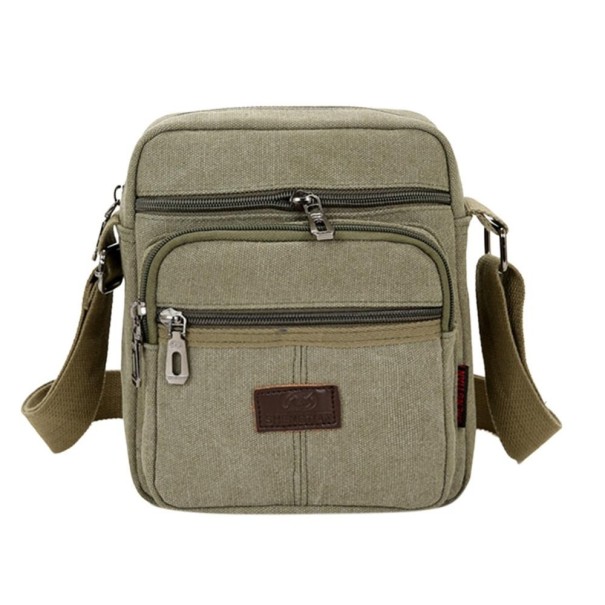 Sac à bandoulière pour homme T388 vert armée
