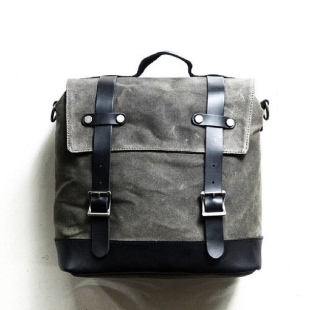 Sac à bandoulière pour homme T443 vert armée