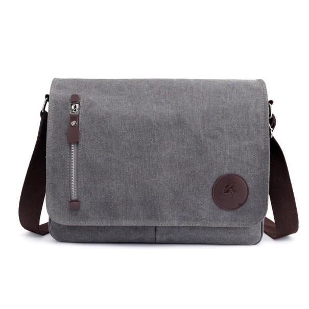 Sac à bandoulière pour homme T456 gris foncé