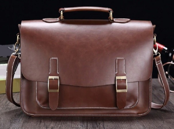 Sac à bandoulière pour homme T466 marron