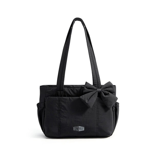 Sac à bandoulière Sac pour femmes pour le commuting avec plusieurs poches 30,9 x 11,9 x 23,6 cm Polyester Pour ordinateur portable noir