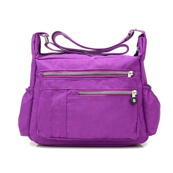 Sac à couches imperméable violet