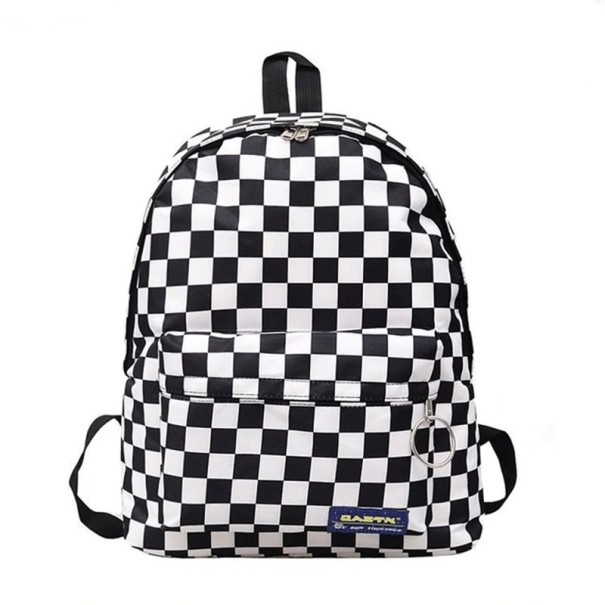 Sac à dos à carreaux pour femmes 1