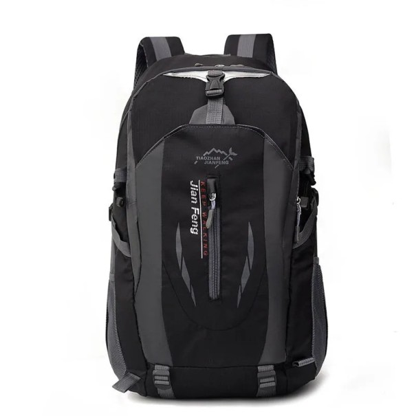 Sac à dos de randonnée 35–66 l 32 × 16 × 52 cm Sac à dos de voyage et d'escalade léger et imperméable avec compartiment pour ordinateur noir
