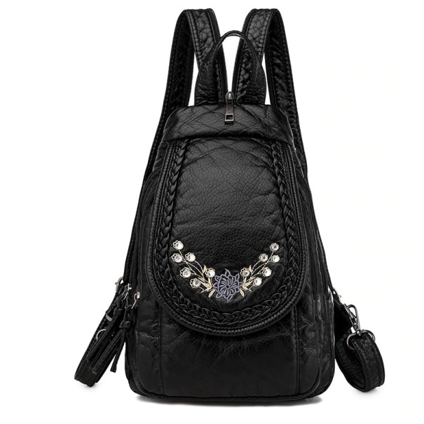 Sac à dos en cuir pour femmes E923 1
