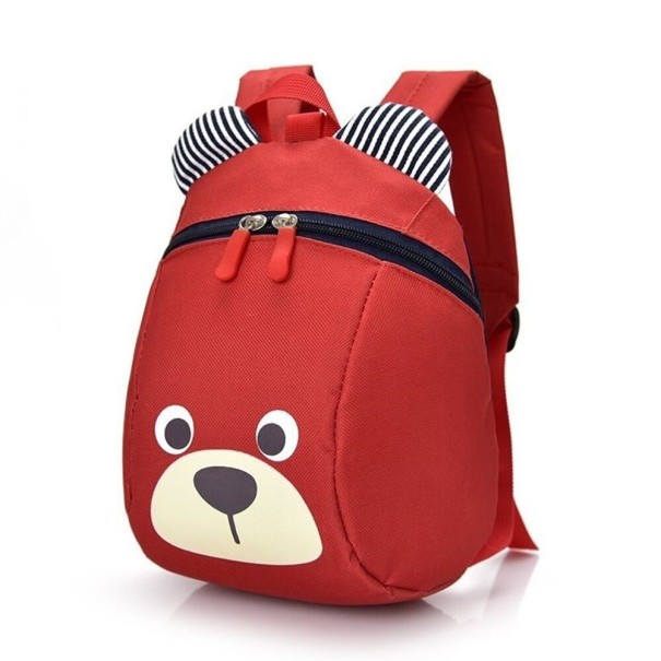 Sac à dos enfant ours rouge