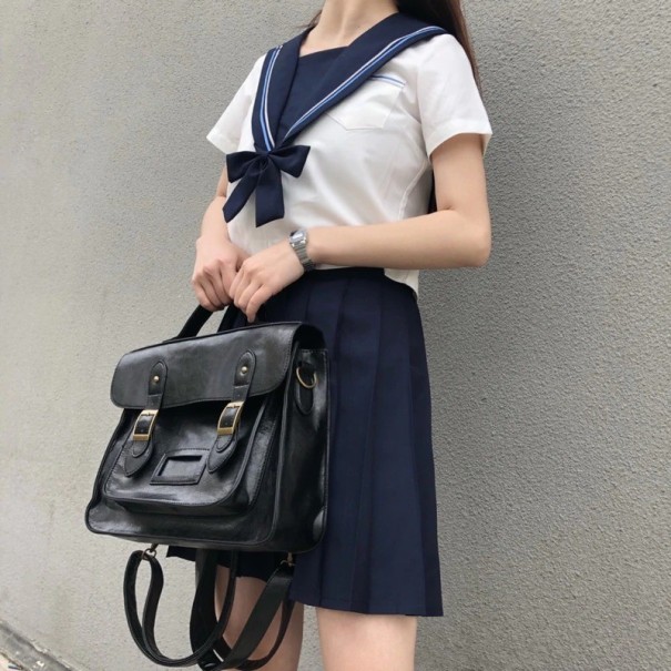 Sac à dos et sac 2 en 1 pour femmes noir