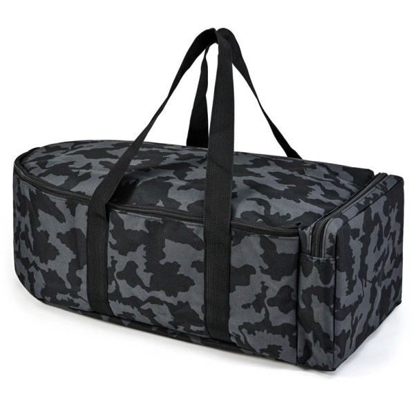 Sac à dos étanche pour équipement de pêche 61 x 30 x 20 cm Sac de pêche portable avec grand espace de rangement Sac résistant pour appâts, moulinets et accessoires gris