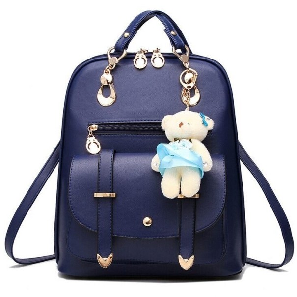 Sac à dos féminin E919 bleu foncé