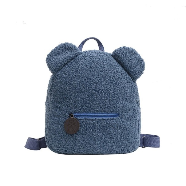Sac à dos pour femmes avec oreilles E702 bleu foncé