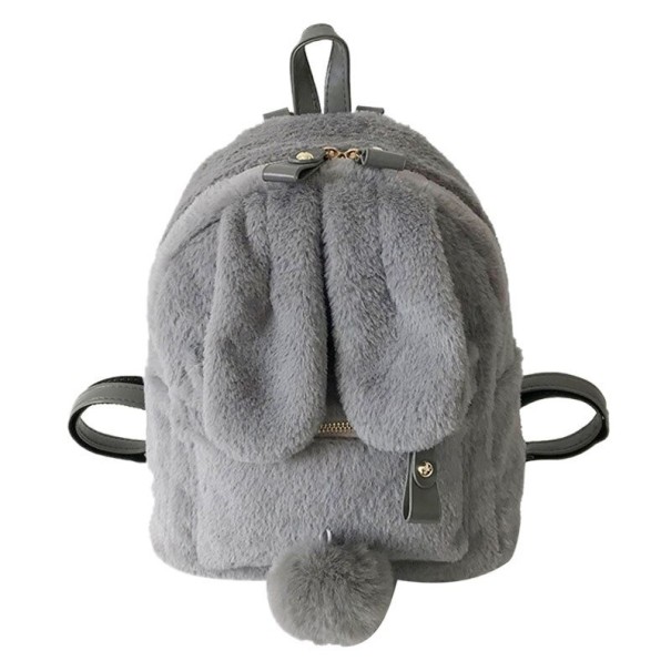 Sac à dos pour femmes avec oreilles E872 gris