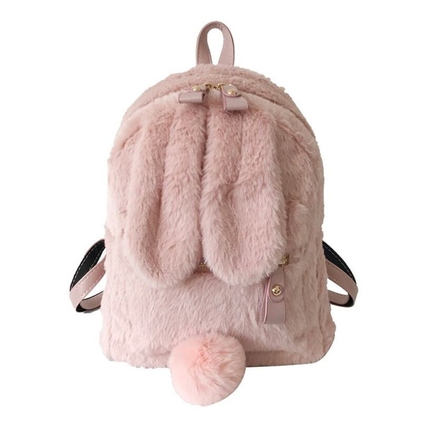 Sac à dos pour femmes avec oreilles E872 rose
